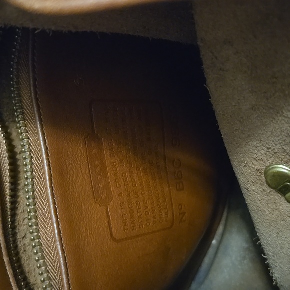 Vintage mini Coach turn lock backpack - Picture 9 of 13